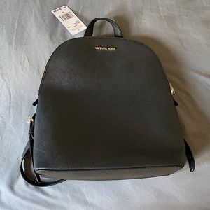 Michael Kors black backpack purse